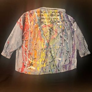 Schmidt workwear men’s chambray shirt.